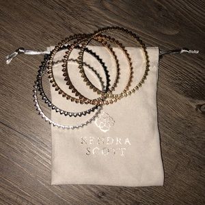 Kendra Scott multi metal bangles